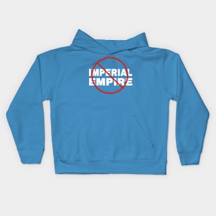 🚫 Imperial Empire - White - Back Kids Hoodie